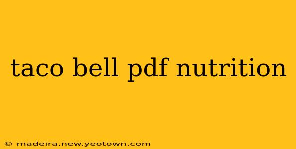 taco bell pdf nutrition