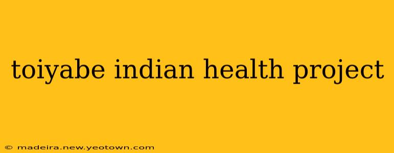 toiyabe indian health project