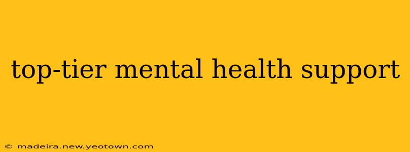 top-tier mental health support