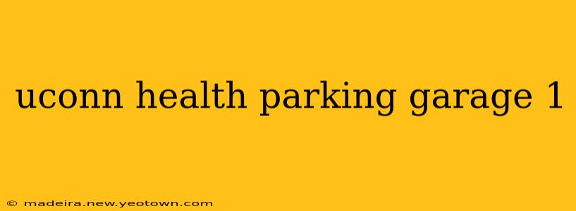 uconn health parking garage 1