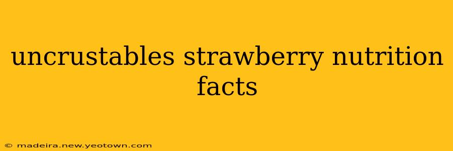 uncrustables strawberry nutrition facts