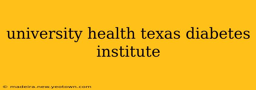 university health texas diabetes institute
