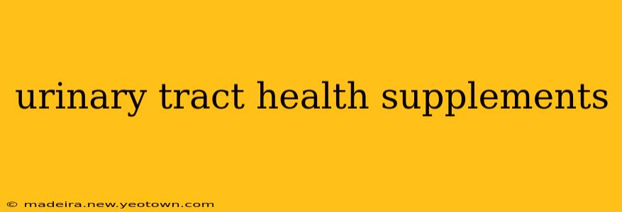 urinary tract health supplements