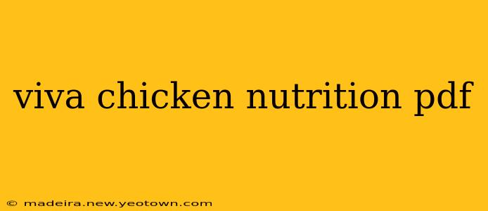 viva chicken nutrition pdf