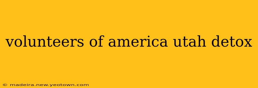 volunteers of america utah detox