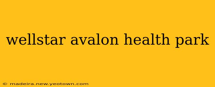 wellstar avalon health park