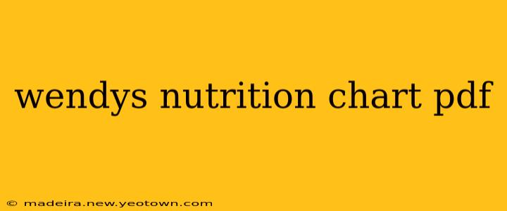wendys nutrition chart pdf