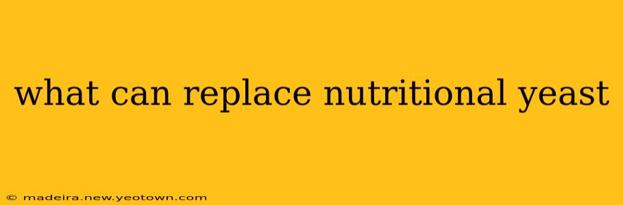 what can replace nutritional yeast