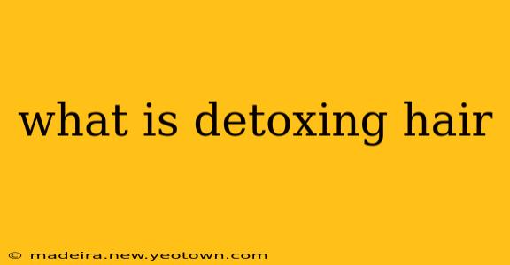 what is detoxing hair