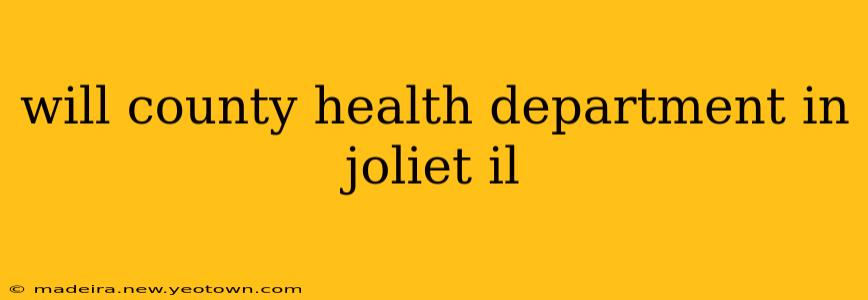 will county health department in joliet il