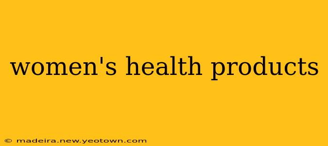 women's health products