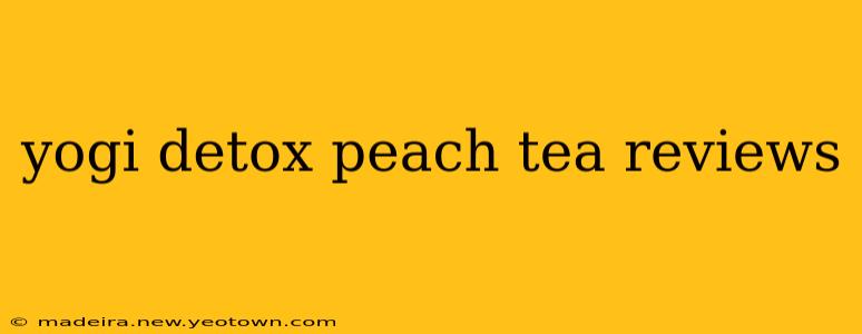 yogi detox peach tea reviews