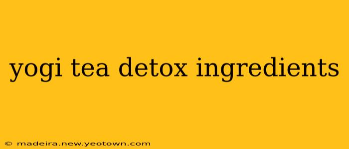 yogi tea detox ingredients