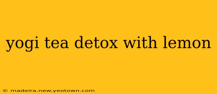 yogi tea detox with lemon