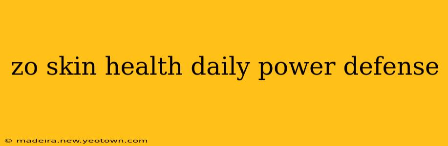 zo skin health daily power defense